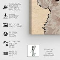 Wynwood Studio Animals Wall Art Canvas Prints 'maltese' кучиња и кутриња - бело, кафеаво