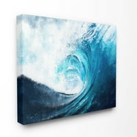 Sulpell Industries Cresting Ocean Bave Bave Blue Beach Safight Canvas wallидна уметност од Ziwei li