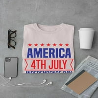 Америка 4 јули Маица Мажи-Слика Од Шатерсток, Машки 3x-Голем