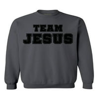 Незгодни стилови на тимот Исус уникатен екипаж христијански џемпери за Него црна облека колекција Исус екипаж за жени тим Исус