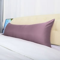 Уникатни поволни цени за свиленкаста сатенска перница за тело го покрива Mauve 20 72