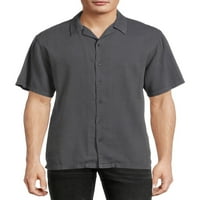 Без граници за печатени кошула за мажи и големи мажи со кратки ракави