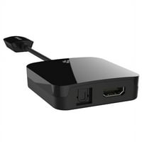 Кејн Дигитален Аудио Адаптер-Пакување Во Стилот На Apple-HDMI екстрактор за аудио сигнал-црно