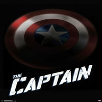 Марвел Стрипови-Капетан Америка-Штит Ѕид Постер, 24 36