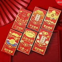 Црвени Пликови Новогодишни Пари Пликови Кинески Зајак Година Црвени Пакети