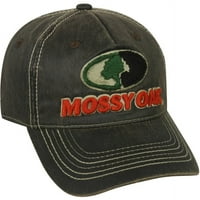 Моси даб, возрасно, темно кафеава прилагодлива капа за затворање за мажи