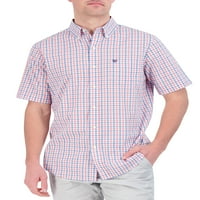 Копчиња за кратки ракави за маж со кратки ракави нагоре кошула до кошула