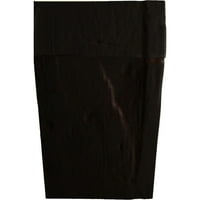 Ekena Millwork 6 H 6 D 72 W Hand Hewn Fau Wood Camplace Mantel комплет со Ashford Corbels, природна пепел