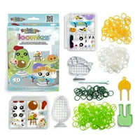 Rainbow разбој: Figurines Food Figurines PK пакет: комплети за карактер и карактер - комплети за гумени ленти со DIY, создадете