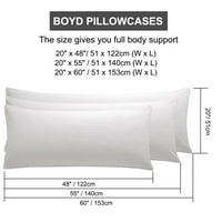 Уникатно затворање на пликови за поволни цени измиен микрофибер перници за телото светло сива 20 x54