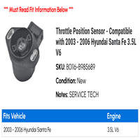 Сензор За Позиција На Гас-Компатибилен Со-Хјундаи Санта Фе 3.5 Л В 2005