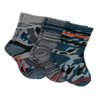 Ханес оригиналните чорапи за момчиња, 3-пакувања, големини М-л