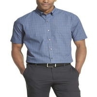Голема и висока кошула за кратки ракави на Ван Хаузен, без железо