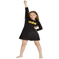 Batgirl DC Стрипови Бетмен Лого Ѕвезда Костим Пижами Ноќница Кошула
