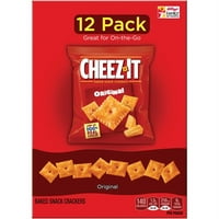 Cheez-It Beked Original Crackers Crackers, Oz., Count, пакет