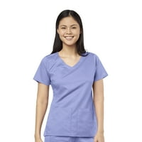 Wonderwink Wonderwink Pro 6519-Women's Pocket Wrap Scrub Top