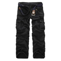 Товарни Панталони Dqueduo За Мажи Патент Со Повеќе Џебни Копчиња Товарни Панталони Спортски Панталони На Отворено Панталони