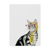 Трговска марка ликовна уметност „кул мачка III“ платно уметност по Грејс Поп