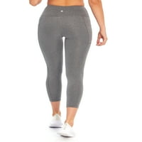 Bally Total Fitness Active Active high Rise Pocket глуждот Legging 25 “