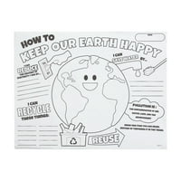 Обојте Го Вашиот Сопствен Постер За Денот На Планетата Земја - Занаетчиски Комплети -