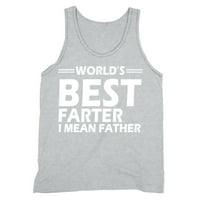 XtraFly Облека За Мажи Во Светот Најдобар Farter Мислам Татко Резервоарот Денот На Таткото Подарок За Тато Tanktop