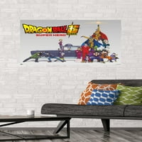 Змеј Топката Супер: Супер Херој - Клучни Уметност Ѕид Постер, 22.375 34