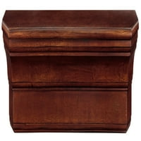 Pearl Mantels Lindon Trational Premium Wood Mantel полица, лесно потресена цреша, 72 L 10 D 7 H