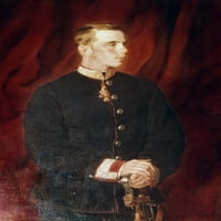 Принцот Рудолф Од Австрија Н . Надвојвода И Престолонаследник На Австрија. Масло На Платно. Постер Печатење од