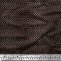 Соимои Кадифена Ткаенина Точка И Овални Мали Отпечатоци Од Ткаенина По Широк Двор