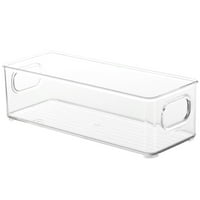 Eate Clear Plastic Storage Organizer Bin With рачки - Бин послужавник за дома, училница, игротека, студио - одлична корпа за