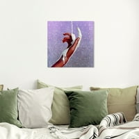 Wynwood Studio Fashion and Glam Wall Canvas Art Print 'Creative Hands lilac' Lifestyle - Purple, бело