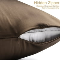 Единствена перница за поволни цени опфаќа од свилена пикала од црта од светло сина стандард