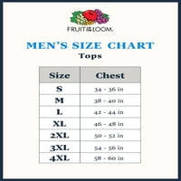 Овошје на мавта за машка машка маичка за џуџиња на „Евервер“, до големина 3XL