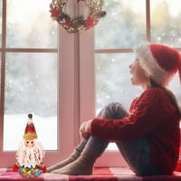 Божиќна Тегла За Бонбони Шише За Складирање Пријатели Дете Дете Фланелен Слатки Подароци Корпи За Складирање Снешко