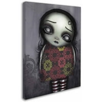 Трговска марка ликовна уметност „Зомби девојка“ платно уметност од Абрил Андрејд