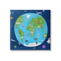 Ступел Индустрии Детска Земја И Вселенска Карта Животни Ѕвезди, 24, Дизајн Од Карла Дејли