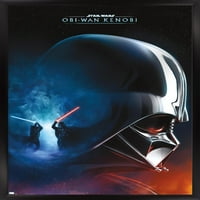 Војна На Ѕвездите: Оби - Ван Кеноби-Дарт Вејдер Колаж Ѕид Постер, 22.375 34 Врамени