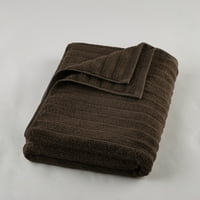Главни перформанси Текстурирана крпа за бања - кафеава корпа