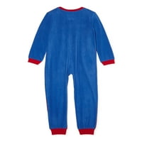 Spiderman Boys Pajama Clain Sleeper, големини 4-12