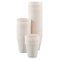 Чаши за медицински и стоматолошки третирани со хартија Dart®, 3. мл, бела, 100 торба, картони картон