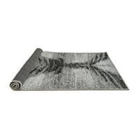 Ахгли компанија во затворен правоаголник апстрактни сиви килими со модерна област, 3 '5'