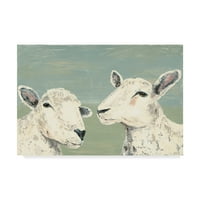 Трговска марка ликовна уметност „Bashful овци I“ платно уметност од adeејд Рејнолдс