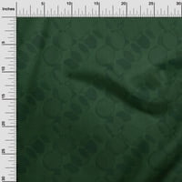 oneOone Свила Табби Зелена Ткаенина Апстрактни Сам Облека Ватиран Ткаенина Печатење Ткаенина Од Дворот Широк